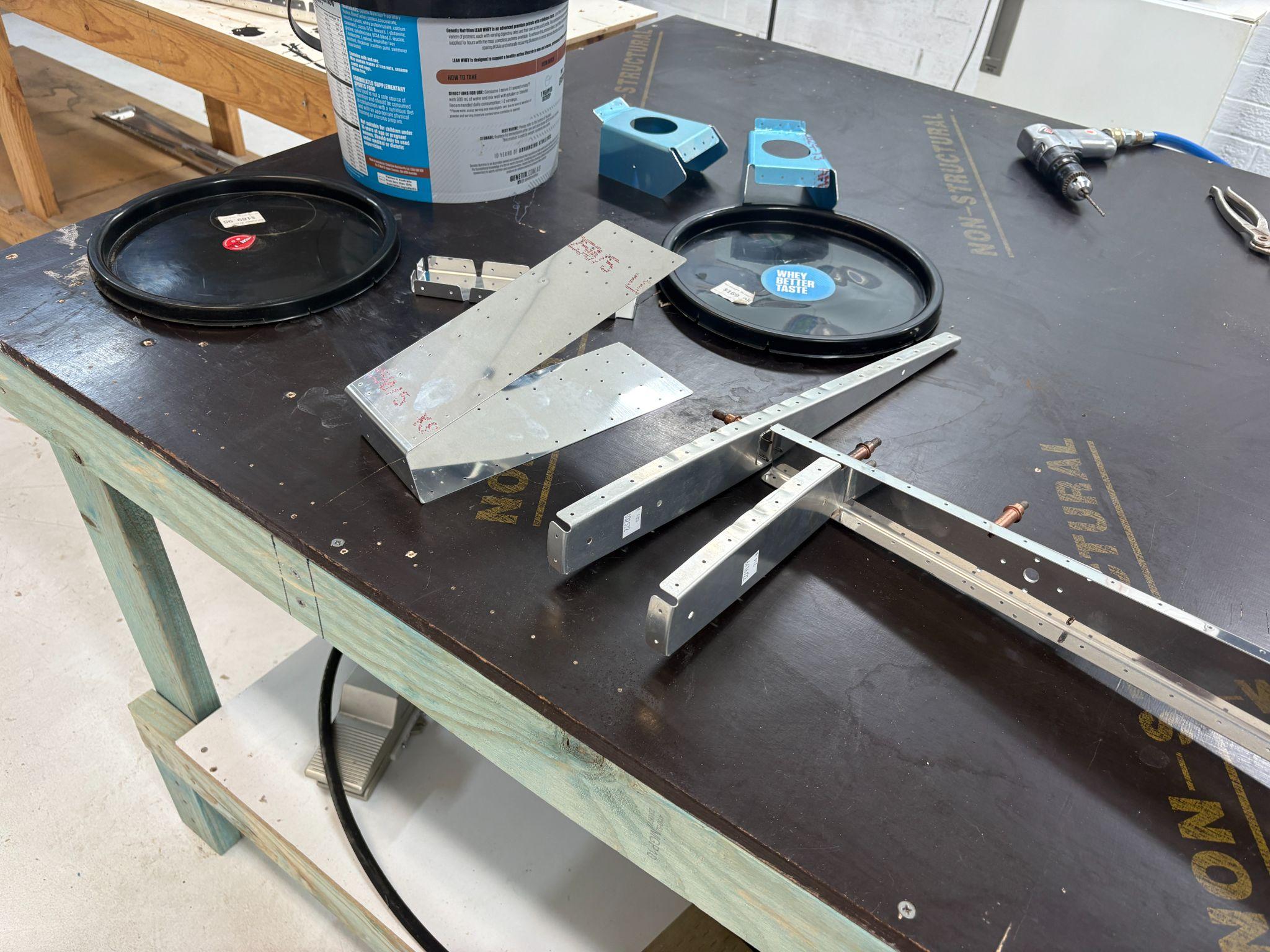 Damaged part from battery drill